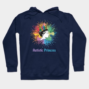 Autism Awareness for Autistic Princess - Dark Version Hoodie